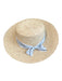 Hatattack Beige Straw Sun Hat Ribbon Detail Hat Beige / One Size