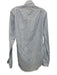 Sid Mashburn Size L Blue & White Cotton & Linen Striped Men's Long Sleeve Shirt Blue & White / L