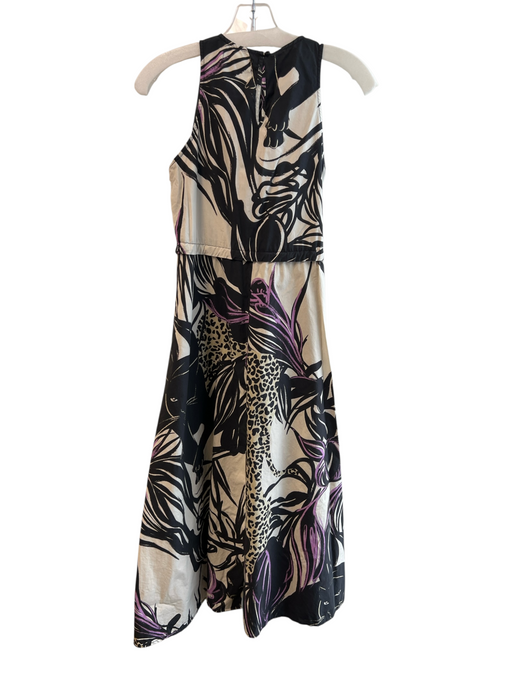 Psophia Vazquez de Castro Size XS Black & Purple Multi No Fabric Tag Dress Black & Purple Multi / XS