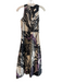 Psophia Vazquez de Castro Size XS Black & Purple Multi No Fabric Tag Dress Black & Purple Multi / XS