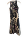 Psophia Vazquez de Castro Size XS Black & Purple Multi No Fabric Tag Dress Black & Purple Multi / XS