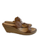 Jack Rogers Shoe Size 8 Brown Manmade Material open toe Two Straps Wedge Shoes Brown / 8