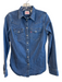 Levi Strauss & Co. Size XS Medium Wash Cotton Long Sleeve chest pockets Top Medium Wash / XS
