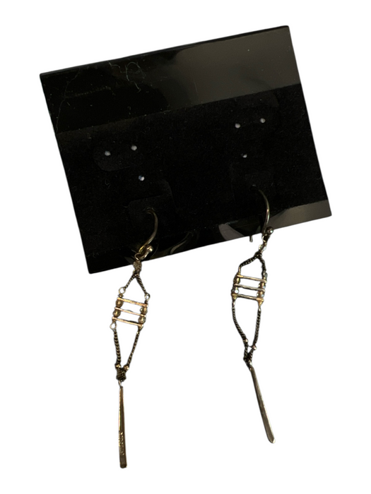 Chan Luu Brass Metal Dangle Hook Clasp Necklace Brass
