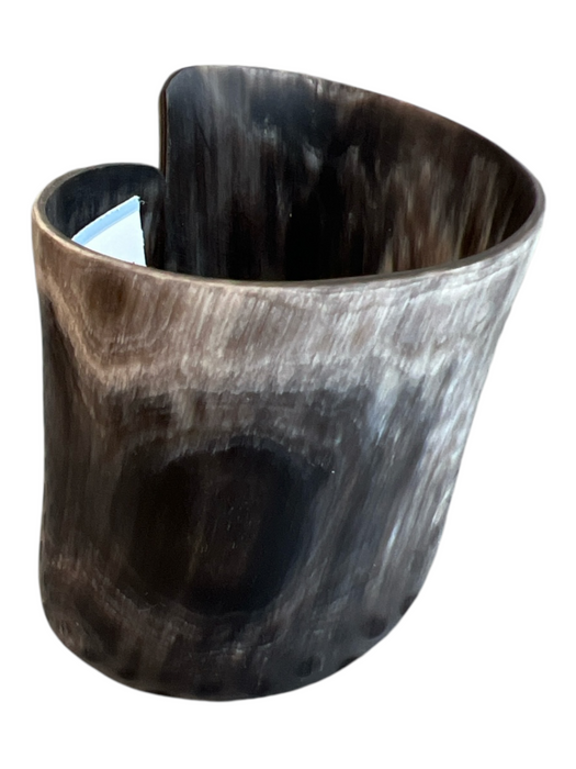 No Brand Gray PVC Marble Thick Band Bracelet Gray
