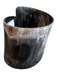 No Brand Gray PVC Marble Thick Band Bracelet Gray