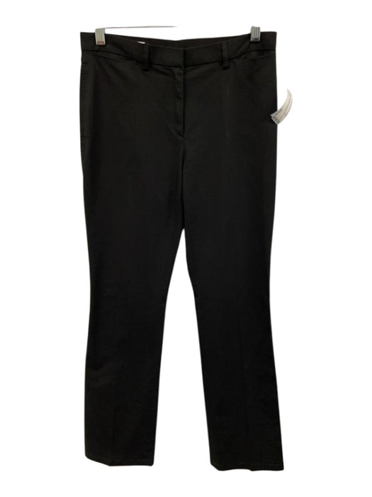 Jil Sander Size 34 Black Cotton Blend Zip & Button Trouser Pockets Pants Black / 34