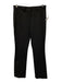 Jil Sander Size 34 Black Cotton Blend Zip & Button Trouser Pockets Pants Black / 34