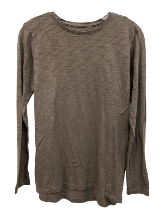 Erin Gray Size XS Grey Cotton Heathered Long Sleeve Top Grey / XS