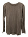 Erin Gray Size XS Grey Cotton Heathered Long Sleeve Top Grey / XS
