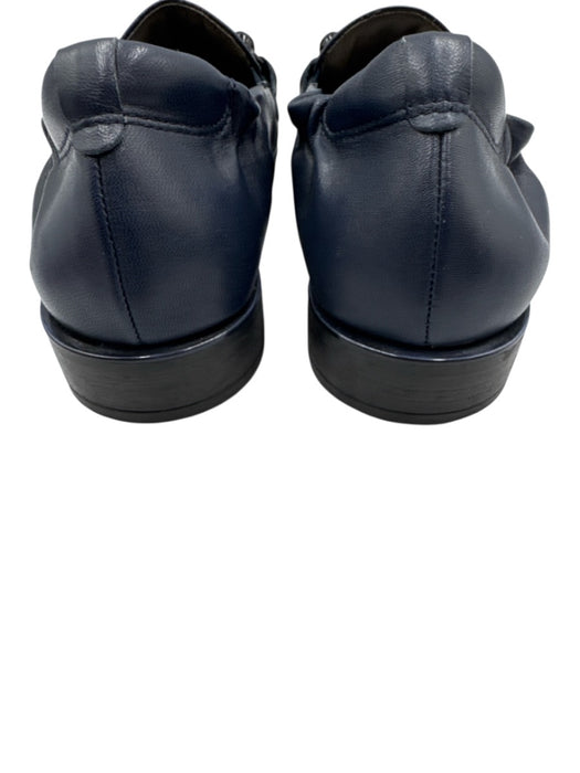 Softwaves Shoe Size 37.5 Navy Leather Loafer Horsebit Shoes Navy / 37.5