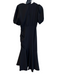 Sachin & Babi Size 0 Black Polyester Short Puff Sleeve Keyhole Back Dress Black / 0