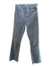 Mother Size 25 Pale Blue Cotton Blend Ribbed 4 Pocket Zip Fly mid rise Pants Pale Blue / 25