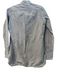 Ann Mashburn Size XS Gray & White Cotton Half Button Striped Long Sleeve Top Gray & White / XS
