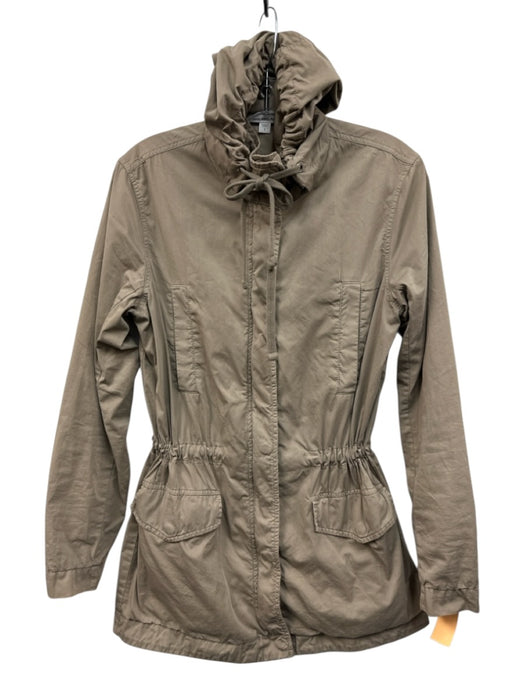 Standard James Perse Size 1 Light taupe Cotton 4 Pocket Hood Long Sleeve Jacket Light taupe / 1
