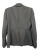 J Crew Size 2 Black Wool One Button Long Sleeve Blazer Jacket Black / 2