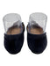 Ann Mashburn Shoe Size 37 Navy Suede Bow Round Toe Flats Navy / 37