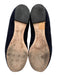 Ann Mashburn Shoe Size 37 Navy Suede Bow Round Toe Flats Navy / 37