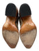 Ann Mashburn Shoe Size 37 White & Brown Leather Snake Embossed Square Toe Boots White & Brown / 37