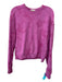 Rag & Bone Size S Pink Cotton Round Neck Long Sleeve Tie Dye Sweatshirt Pink / S