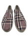 Isabel Marant Etoile Shoe Size 36 White Red & Blue Canvas Slip On Plaid Sneakers White Red & Blue / 36