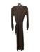 Show Me Your Mumu Size XS Black and Gold Nylon Blend Surplice Tie Detail Dress Black and Gold / XS