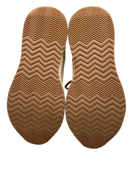 Sorel Shoe Size 10 Tan, Purple, Green Leather Upper Lace Up Low Top Sneakers Tan, Purple, Green / 10