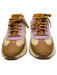Sorel Shoe Size 10 Tan, Purple, Green Leather Upper Lace Up Low Top Sneakers Tan, Purple, Green / 10