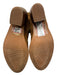 Sbicca Shoe Size 10 Tan Brown Leather Upper Almond Toe Block Heel Side Zip Boots Tan Brown / 10