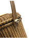 Farnum Brown Wicker Woven Top Handle Vintage Basket Bag Brown / S/M