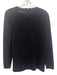 St. John Evening Size M Black Rayon & Wool Long Sleeve Knit Top Black / M