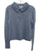 Banana Republic Size M Light Blue Alpaca Blend 1/4 Button Collar Sweater Light Blue / M