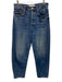 Mother Size 28 Medium Wash Cotton Blend High Rise Whiskering Barrel Jeans Medium Wash / 28
