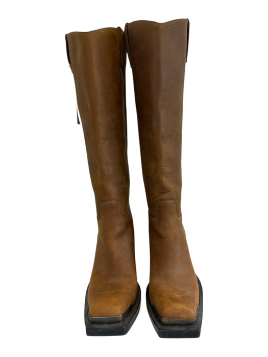 Jeffrey Campbell Shoe Size 9 Brown & Black Leather Upper Knee High Boots Brown & Black / 9