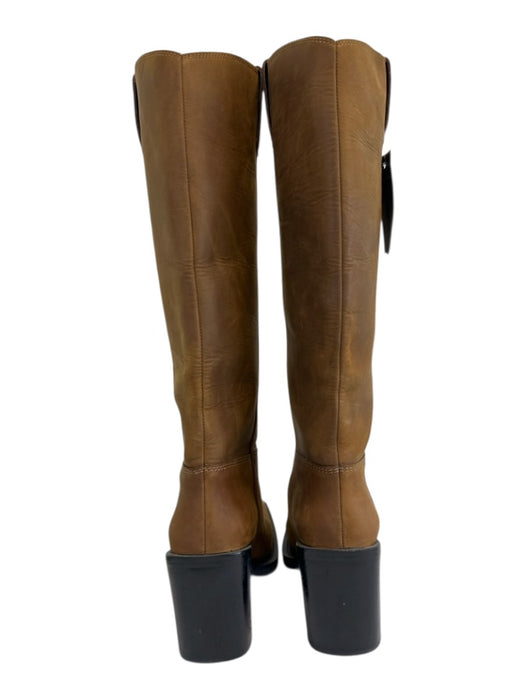 Jeffrey Campbell Shoe Size 9 Brown & Black Leather Upper Knee High Boots Brown & Black / 9