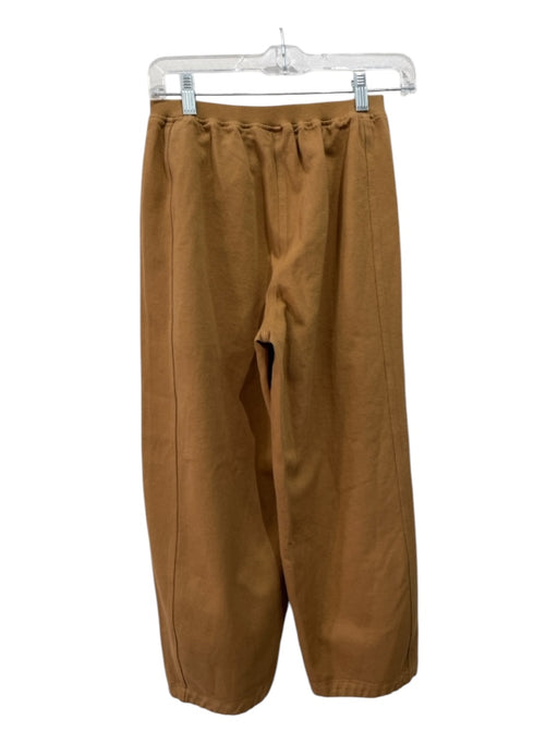 Kleen Size S Camel Brown Cotton Elastic Waist Jogger Pockets Pants Camel Brown / S