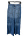 Reformation Jeans Size 25 Med Wash Cotton Denim High Rise Front Slit Maxi Skirt Med Wash / 25