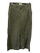 Frame Size 26 Olive Green Cotton Mid Rise Wide Leg Pockets Zip Fly Pants Olive Green / 26