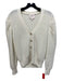 5a7 Cinq a Sept Size S White Polyester, Acrylic, Wool Long Sleeve Knit Cardigan White / S