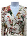 Zimmermann Size S / 1 Cream, Red, Green Linen Floral Wrap Knee length Dress Cream, Red, Green / S / 1