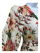 Zimmermann Size S / 1 Cream, Red, Green Linen Floral Wrap Knee length Dress Cream, Red, Green / S / 1