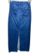 L'agence Size 24 Medium Wash Cotton Denim Mid Rise Whiskering Maxi Skirt Medium Wash / 24