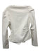 A.L.C. Size 2 White Polyester Blend Long Sleeve Wrap Pleated Flap Pocket Jacket White / 2