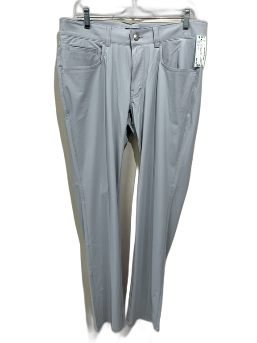 Peter Millar NWT Size 33 Gray Synthetic Solid Athletic Khakis Men's Pants Gray / 33