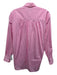 AKNVAS Size XS Pink & White Cotton Long Sleeve Rosette Stripe Blouse Top Pink & White / XS