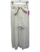 Loretta Caponi Firenze Size M White Cotton Eyelet Waist tie Midi Skirt White / M