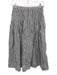 Alex Mill Size S Blue & White Cotton Elastic Waist Stripe Midi Skirt Blue & White / S