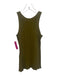 Toteme Size XS Pea Green Viscose & Polyamide Sleeveless Rib Knit Tank Top Pea Green / XS