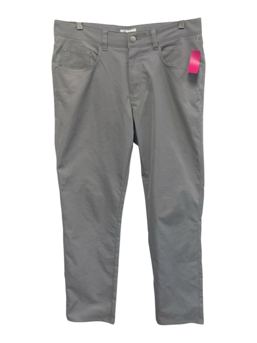 Peter Millar Size 32 Gray Polyester Zip Fly Men's Pants Gray / 32