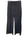 Suncoo Size XS Black Organic Cotton Eyelet Lace High Rise Wide Leg Pants Black / XS